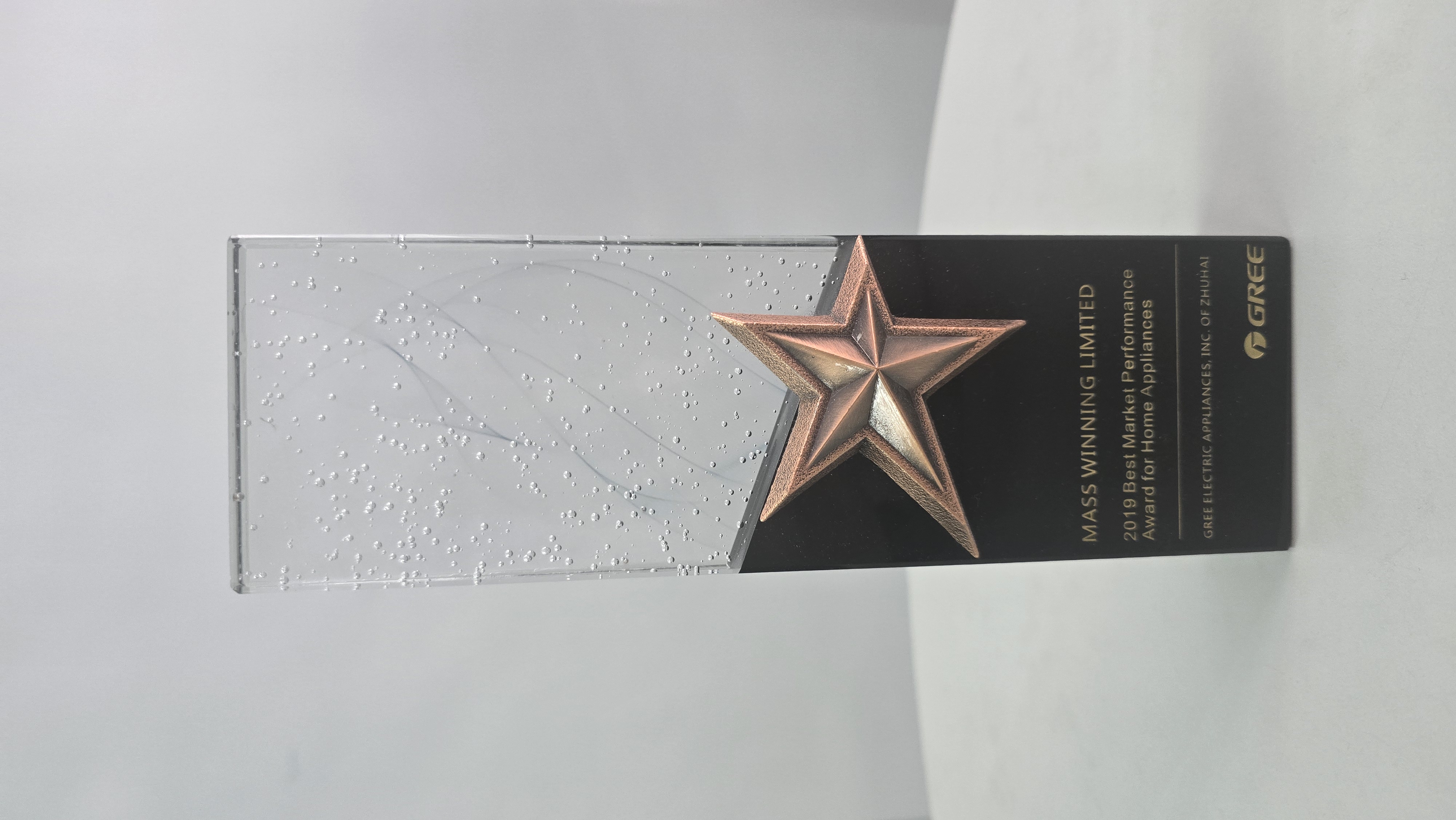 Gree awarded Mass Winning Ltd. 2019 Best Marketing Performance Award for HA (International Market).